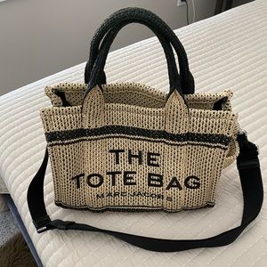 Marc Jacobs Straw Jacquard tote bag